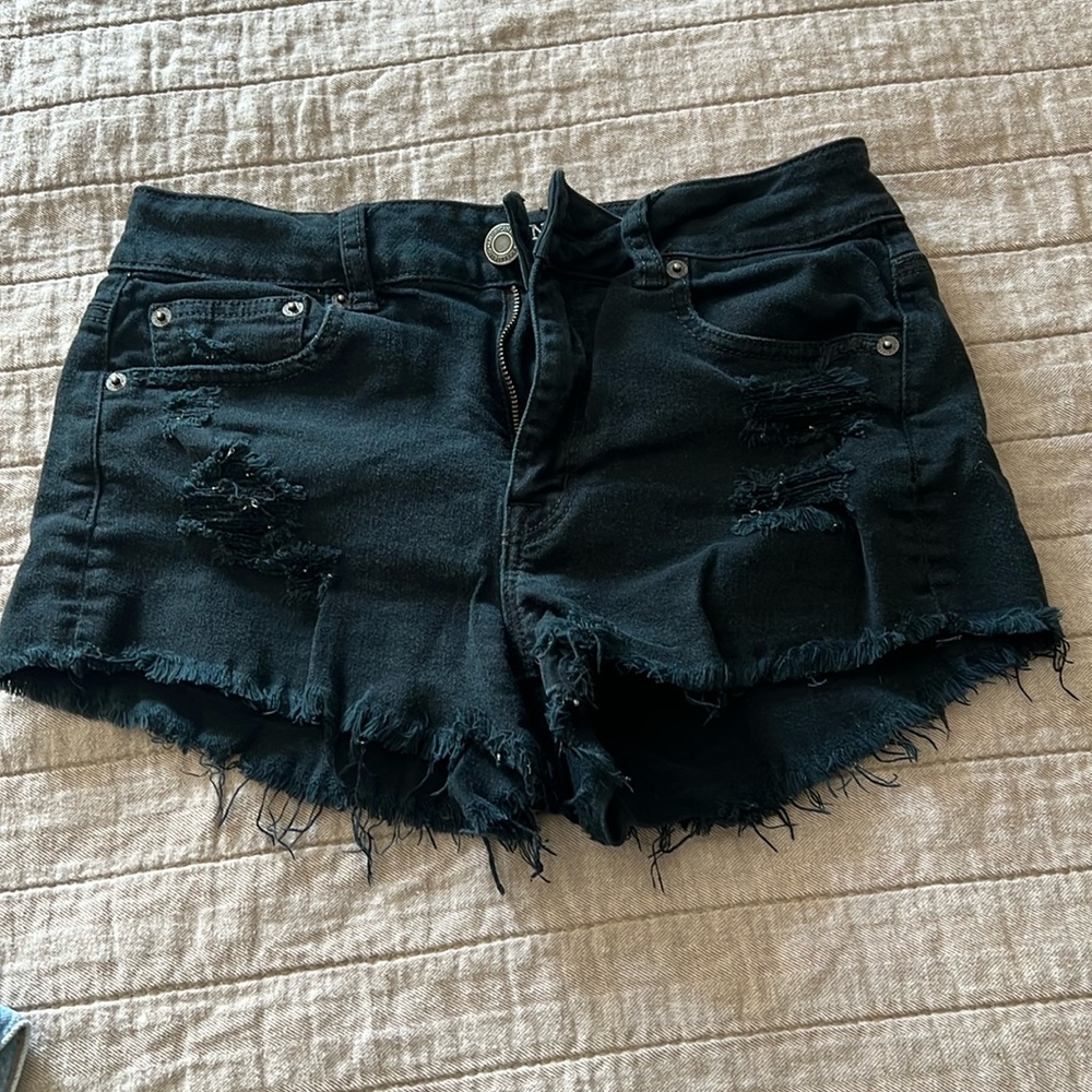 Denim shorts